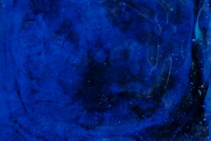 Abstract blue bubbles representing air and breathing