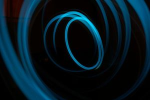 Soft light circles for visual comfort
